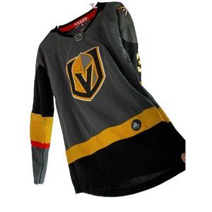 adidas Vegas Golden Knights Gray Black Gold Women's Jersey